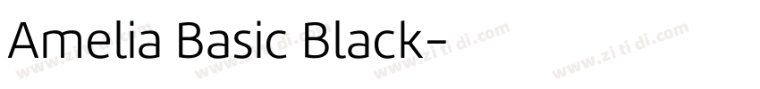 Amelia Basic Black字体转换